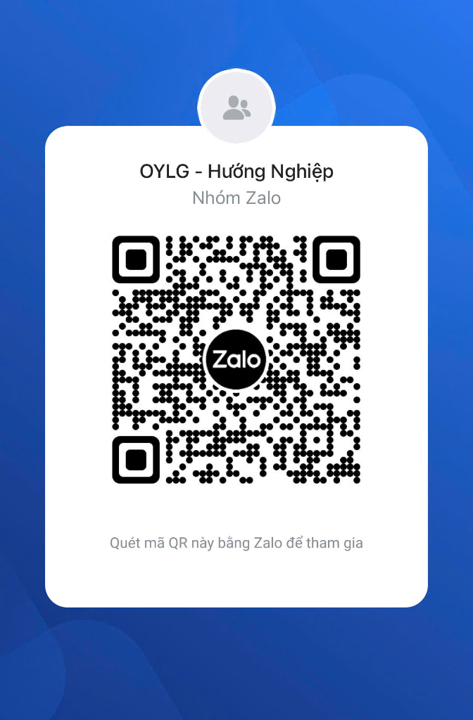 Mã QR Nhóm Zalo OYLG - Hướng Nghiệp